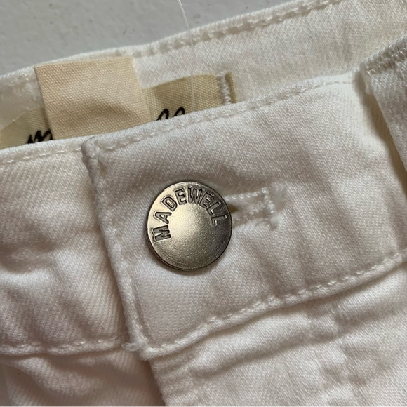 Madewell Petite Perfect Vintage Wide-Leg Crop Jean Tile White Size 26 Petite NWT - Picture 5 of 17